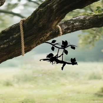 CIFbuy幽灵万圣节金属摇摆精灵墙面装饰庭院花园室内外节日礼物（TikTok、temu下自提）