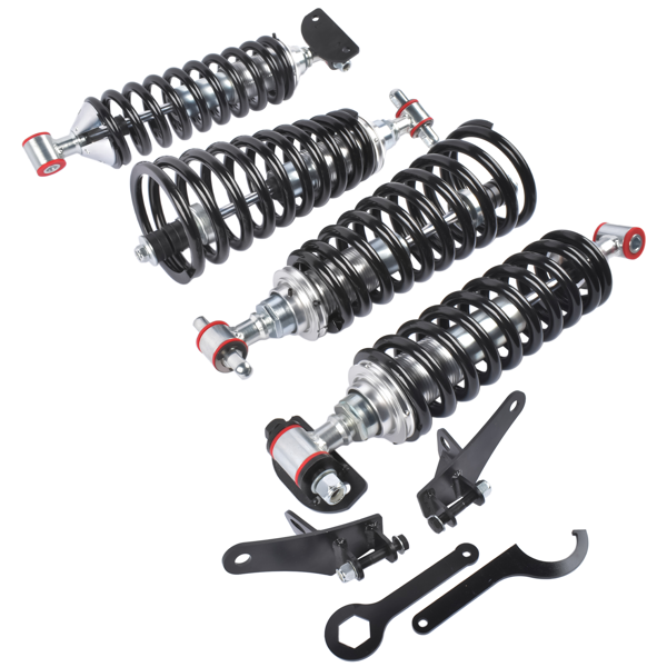 减震套装 500lbs Front 300lbs Rear Coilover Conversion Kit Fits for GM G-Body Chevy Buick Olds GMC 1978-1988 SBC-3
