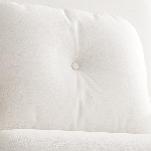 三合一折叠沙发床/可转换座椅 - 五档可调节靠背，带枕头，节省空间，适用于客厅、卧室和办公室（白色）-11