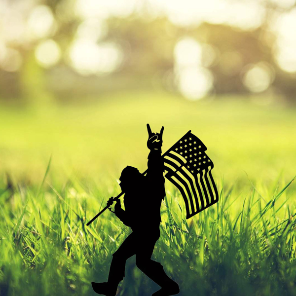 CIFbuy户外装饰铁制蝴蝶花园桩 优雅庭院草坪艺术点缀(TikTok、temu下自提)-2