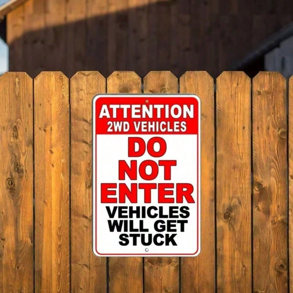 CIFbuy复古禁止进入标志金属告示牌酒吧车库万圣节装饰（TikTok、temu下自提）-8