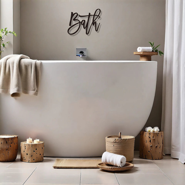 CIFbuy复古工业风水性防锈铁制装饰墙牌客厅厨房卧室浴室挂饰（TikTok、temu下自提）-6