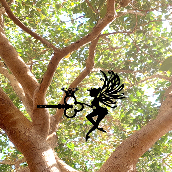 CIFbuy情感金属剪影墙面装饰 坚固庭院花园艺术礼品（TikTok、temu下自提）-2