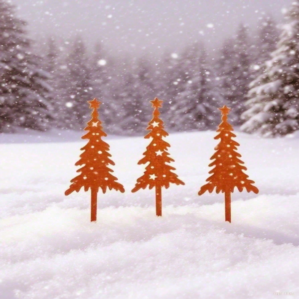 CIFbuy哥特黑猫造型铁制户外花园草坪天井装饰雕像（TikTok、temu下自提）-7