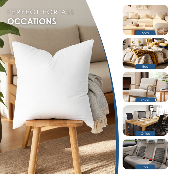 以双只装的价值，提升多个空间的舒适度。这款白色抱枕芯（18英寸）填充饱满，随时为您的沙发和卧室注入柔软氛围。免去枕套的设定，让您拥有完全的搭配自由与更直接的触感。-6