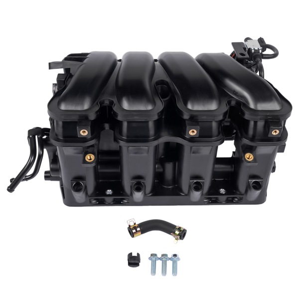 进气歧管 Intake Manifold Fits for Hyundai Santa Fe GLS Limited Sport Utility L4 2.4L 2010-2012 Black-1
