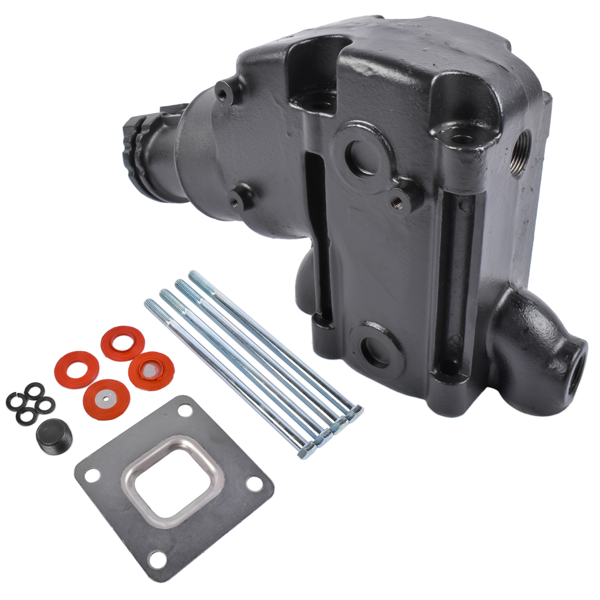 排气歧管 Dry Joint Exhaust Elbow Riser 14 Degree Replacement for Mercruiser GM V6 & V8(305, 350 & 377 ci) 2004- 864591T02-6