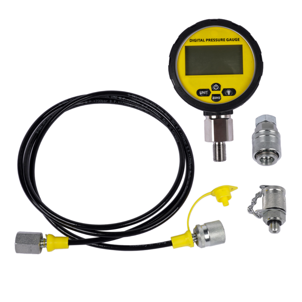 数字压力表 IP65 Digital Pressure Gauge 4-unit Display 0.2% Accuracy Replacement for Mining Construction-1