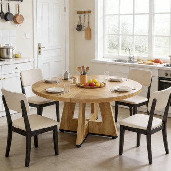 圆形餐桌 (仅餐桌)