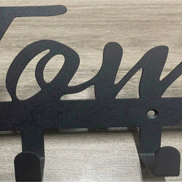 CIFbuy复古农舍风五钩壁挂式收纳架节省空间入口组织者 (TikTok、temu下自提)-5