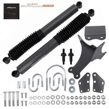 四驱车型的双转向稳定器，适用于福特 F-250 F350 Super Duty 05-24 升高 2-8 英寸