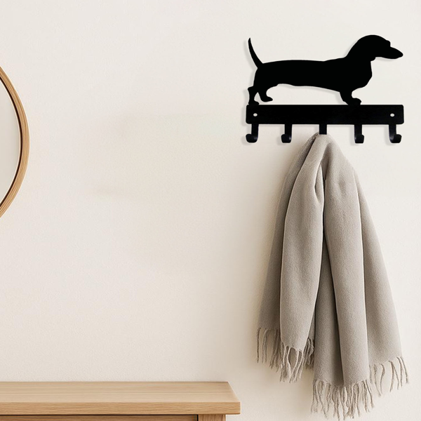 CIFbuy 可爱狗爪墙面挂钩实用玄关收纳架现代家居钥匙狗绳挂架 (TikTok、temu下自提)-4