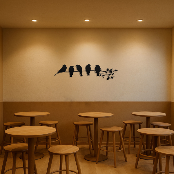 CIFbuy哥特乌鸦金属墙艺客厅卧室装饰万圣节礼物（TikTok、temu下自提）-5