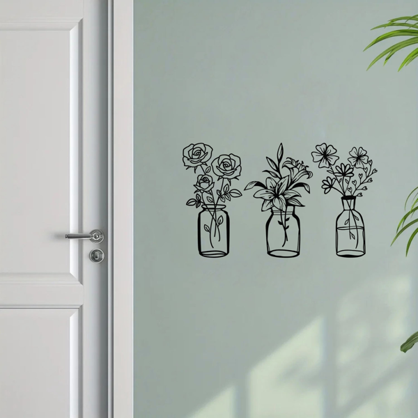 CIFbuy简约金属郁金香雕塑现代抽象家居办公室装饰品（TikTok、temu下自提）-7