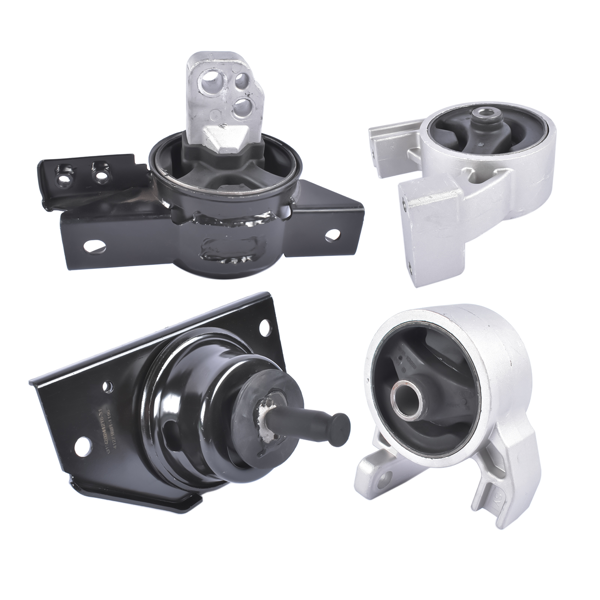 发动机和变速器支架 4PCS Front Upper & Lower Motor Mount Rear Motor Mount Transmission Mount Set Fit for Hyundai Accent Kia Rio Rio5 L4 1.6L 2006-2011 219101G000 218101E000 219301G000 218301G000-4