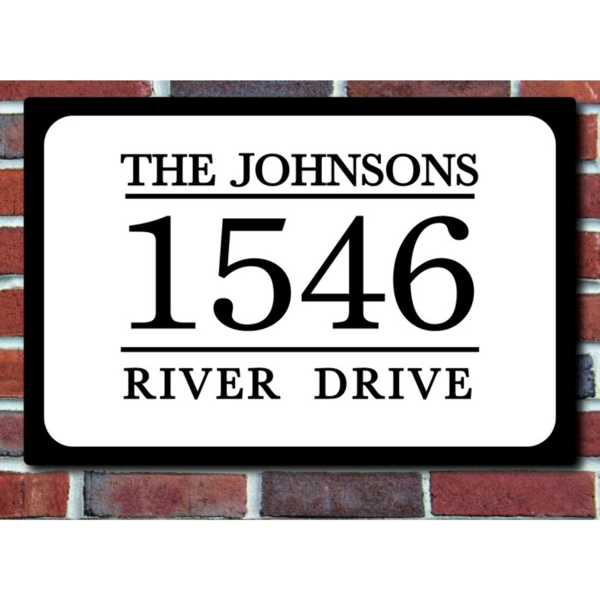 CIFbuy 金属定制家庭姓名地址牌个性化家居装饰 (TikTok、temu下自提)-7