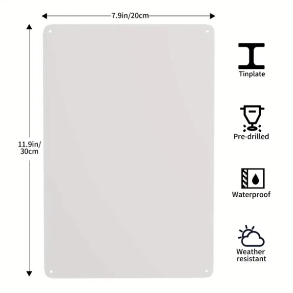 CIFbuy复古比基尼女孩金属墙画 客厅酒吧装饰（TikTok、temu下自提）-4