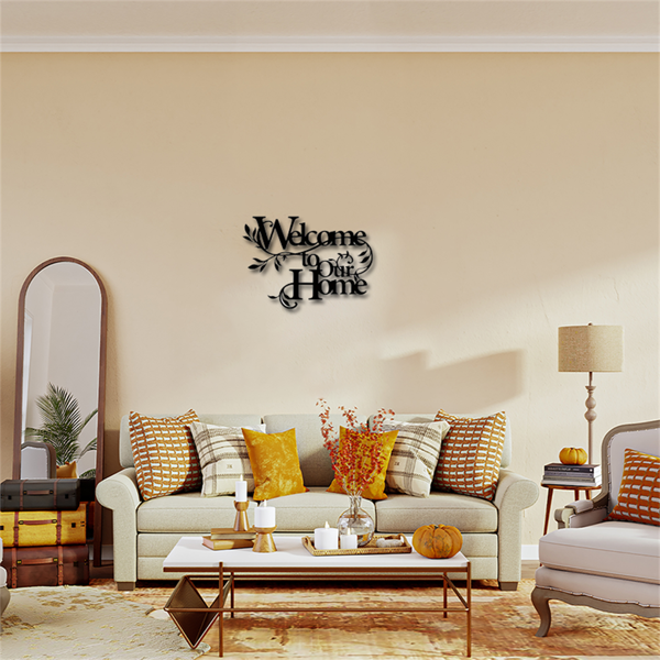 CIFbuy复古农家风格铁制墙面装饰牌 生活起点爱无止境 防水耐用乡村家居装饰(TikTok、temu下自提)-7