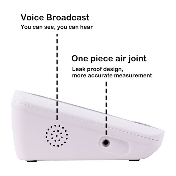 数字显示血压监测仪自动手臂脉搏计带语音说话血压机-2
