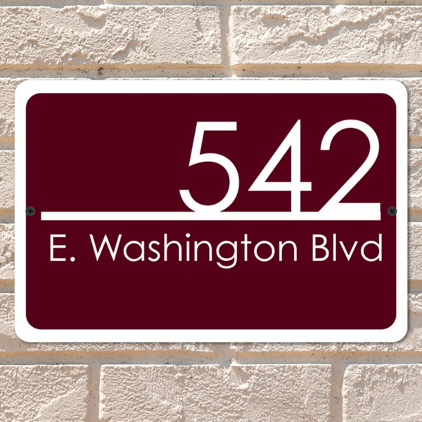 CIFbuy定制家庭地址牌现代设计金属门牌个性化现代房屋编号牌（TikTok、temu下自提）-6