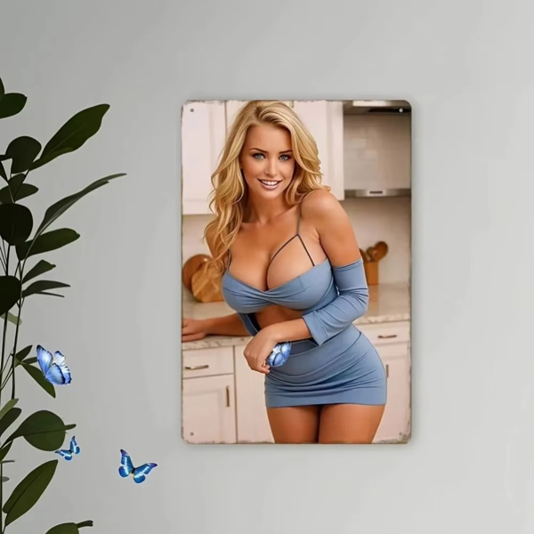 复古防水防尘铝金属墙壁装饰家居酒吧假日派对装饰定制（TikTok、temu下自提）-5