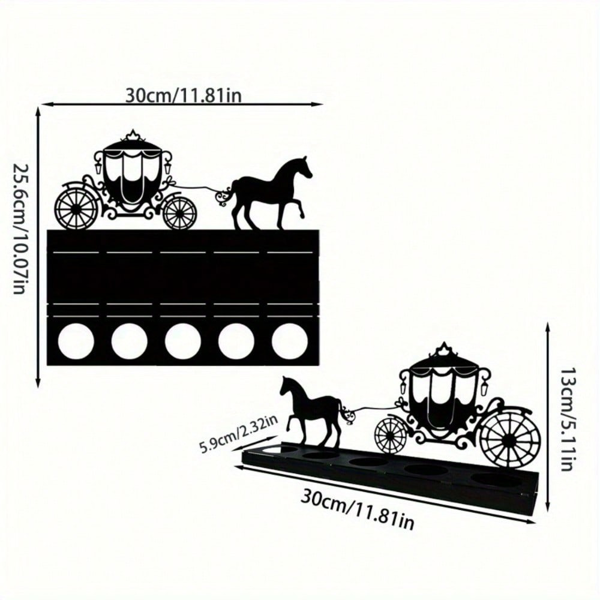 CIFbuy复古花卉墙面艺术装饰铁制墙挂室内室外家居装饰(TikTok、temu下自提)-6