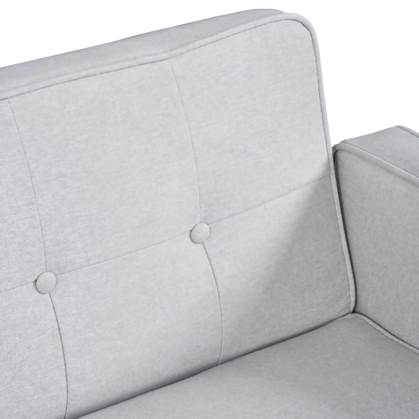 现代棉型织物沙发｜簇绒可调节靠背休闲沙发｜木脚+金属支撑脚客厅沙发-15