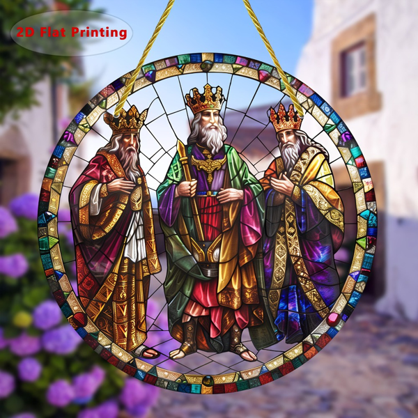 CIFbuy 花园装饰亚克力窗贴彩色玻璃阳光捕手家居装饰 (TikTok、temu下自提)-1