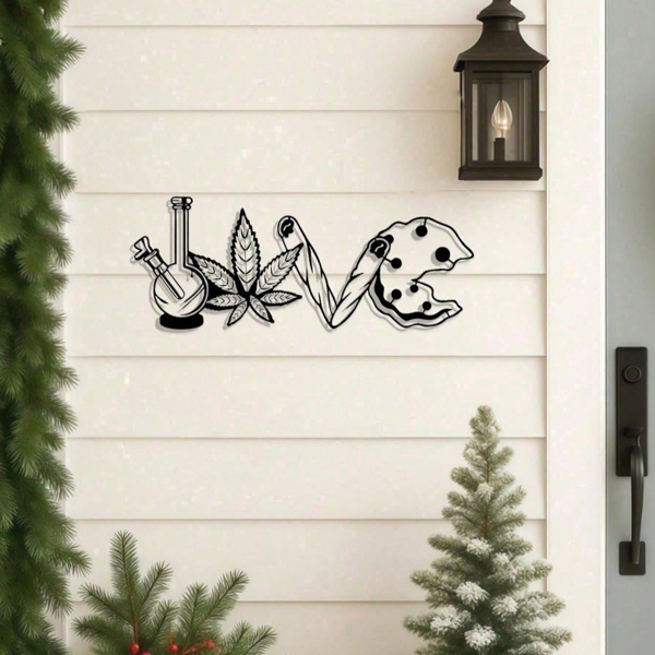 CIFbuy复古心形金属墙饰 浪漫卧室客厅装饰 圣诞情人节礼物(TikTok、temu下自提)-2