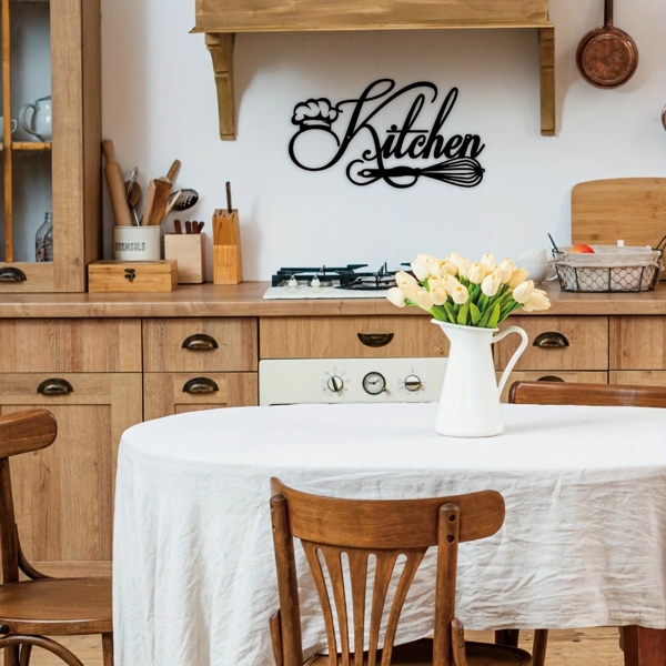 CIFbuy复古乡村农舍金属墙壁装饰画 厨房客厅墙面艺术字牌（TikTok、temu下自提）-5