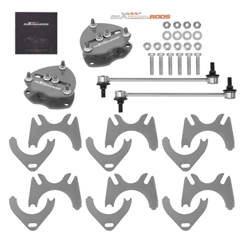 前2英寸+后1.5英寸车身升高套件，适用于2017-2023款本田Ridgeline（含垫片）