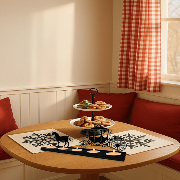 CIFbuy复古花卉墙面艺术装饰铁制墙挂室内室外家居装饰(TikTok、temu下自提)-4