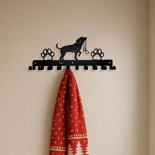 CIFbuy农家风金属狗挂钩墙面装饰 多功能门厅钥匙架厨房收纳 TikTok、temu下自提-4