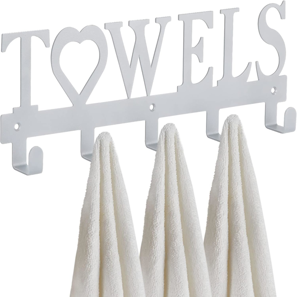 CIFbuy哥特黑壁挂挂钩 耐锈蚀浴室厨房玄关收纳架（TikTok、temu下自提）-1