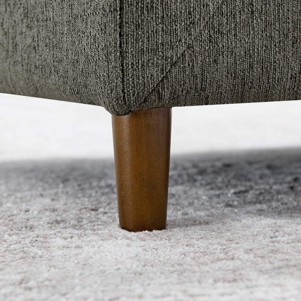 带靠背和扶手的宠物沙发，现代简约长方形设计，适合小型和中型犬，柔软舒适的坐垫，深灰色。-10