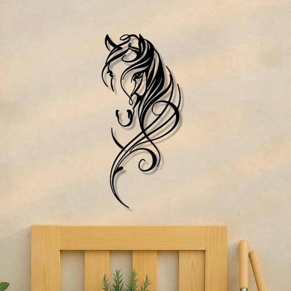 CIFbuy复古工业马金属壁饰客厅办公室酒吧礼物(TikTok、temu下自提)-1