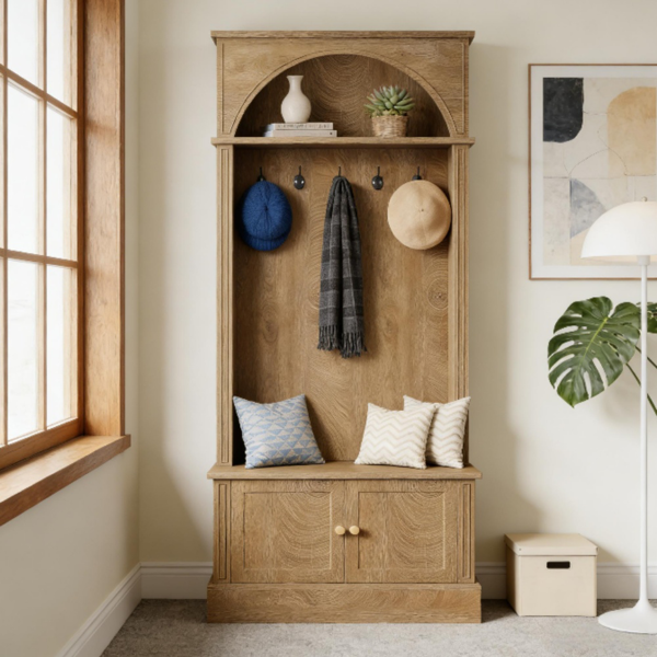 入口衣帽架鞋柜-1