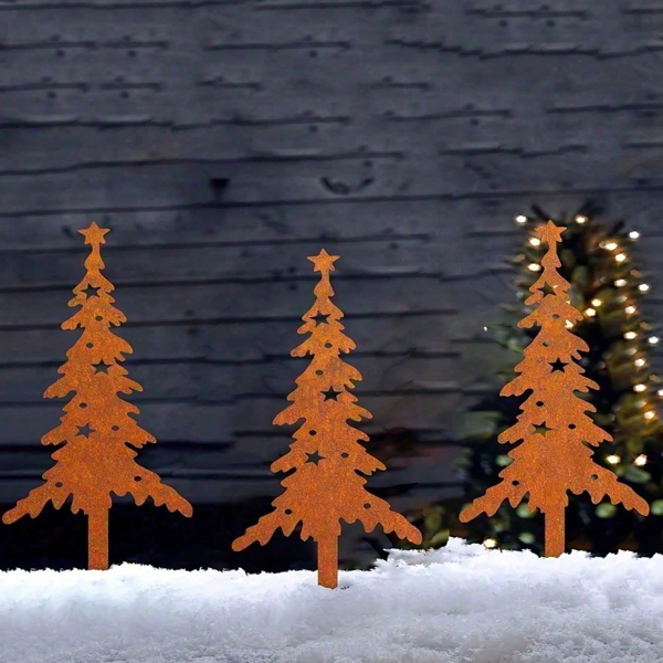 CIFbuy哥特黑猫造型铁制户外花园草坪天井装饰雕像（TikTok、temu下自提）-5