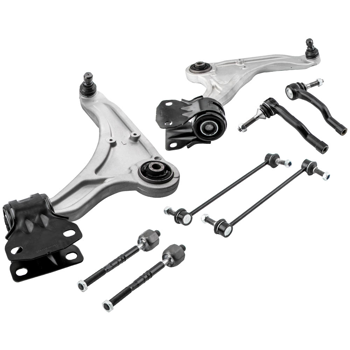 8件式前下控制臂带球头总成，适用于2013-2017款福特Fusion