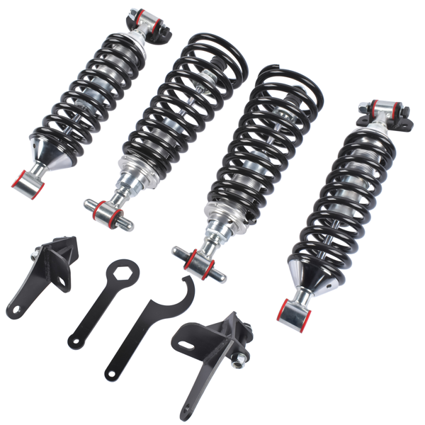 减震套装 500lbs Front 300lbs Rear Coilover Conversion Kit Fits for GM G-Body Chevy Buick Olds GMC 1978-1988 SBC-6