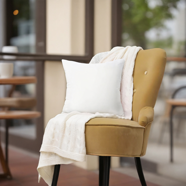 22x22英寸超大抱枕芯一对，精选优质填充材料，柔软度与支撑力完美平衡。白色简约设计适合各种家居风格，可自由搭配心仪的枕套。无论是在客厅沙发还是卧室床上，都能为您带来极致舒适的休憩体验。-6