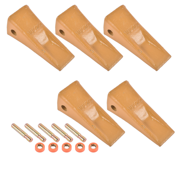 斗齿 1U3202 Excavator Bucket Teeth with Pins 8E6208 Retainers 8E6209 5 Sets Fit for J200 Series-4