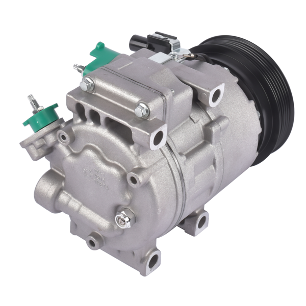 空调压缩机 A/C Compressor with Clutch Fits for Hyundai Sonata Kia Optima Sedan 2.4L L4 2009-2010 Silver 1Pc-3