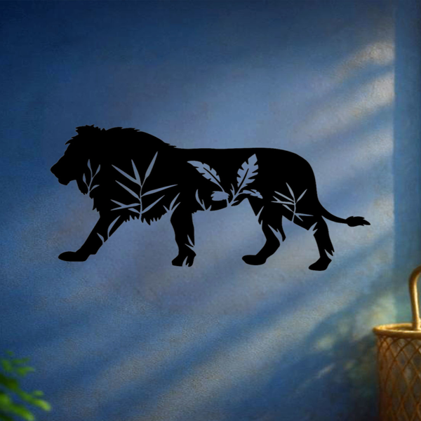 CIFbuy哥特风复古狮子金属墙饰玄关客厅书房装饰(TikTok、temu下自提)-4