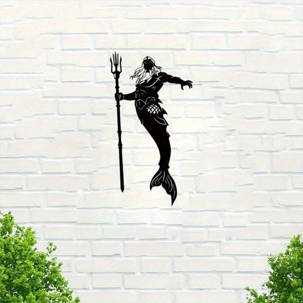 CIFbuy精美海王海后金属壁饰套件 神话海洋装饰品 手工艺独特礼物（TikTok、temu下自提）-9