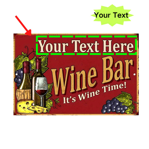 CIFbuy定制复古金属花园标志牌个性化8x12英寸户外墙面装饰 无电池需自备(TikTok、temu下自提)-1