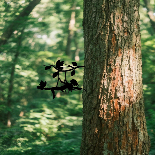 CIFbuy幽灵万圣节金属摇摆精灵墙面装饰庭院花园室内外节日礼物（TikTok、temu下自提）-5