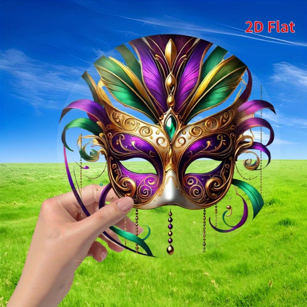 CIFbuy 七彩亚克力圆挂饰 家居花园装饰节日礼物（TikTok、temu下自提）-5