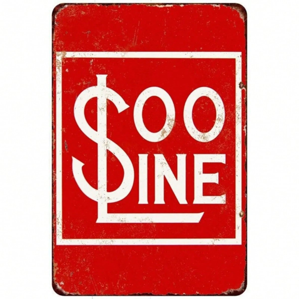 CIFbuy 普斯线铁路复古金属标识，适用于火车车厢模型铁路装饰（TikTok 平台，提供上门取货服务）-8