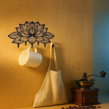 CIFbuy时尚金属墙壁钥匙信件收纳架 多功能入口收纳储物壁挂饰（TikTok、temu下自提）